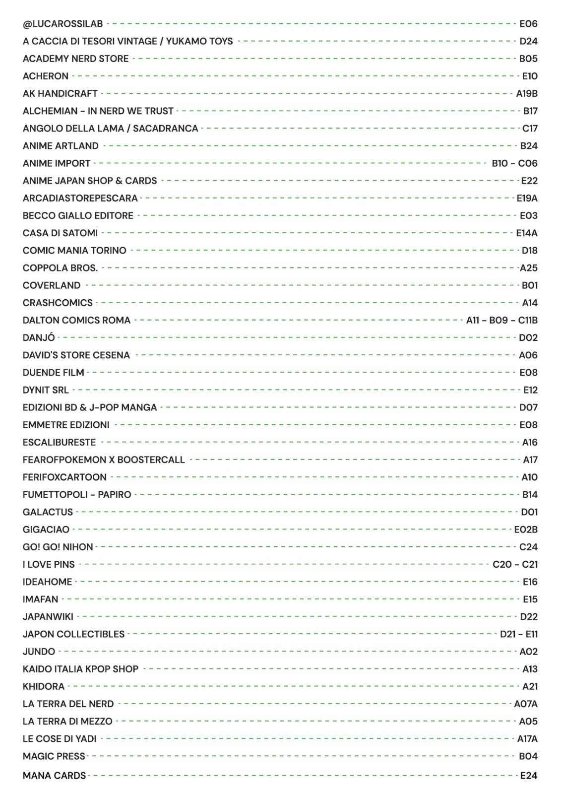 Elenco espositori Pad 7_1